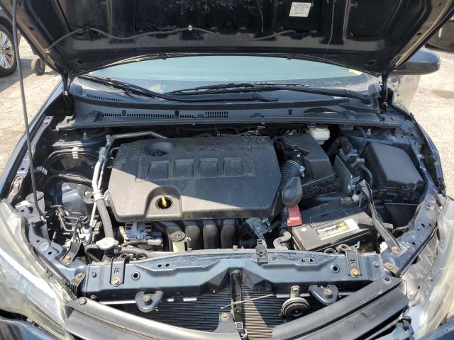 2T1BURHE1KC130329 - 2019 TOYOTA COROLLA L BLUE photo 11