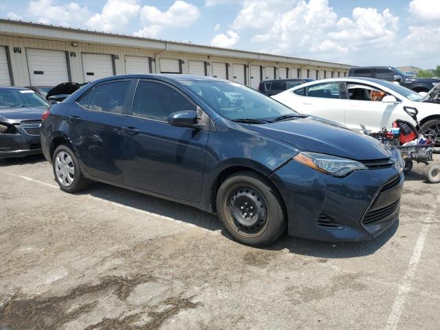 2T1BURHE1KC130329 - 2019 TOYOTA COROLLA L BLUE photo 4