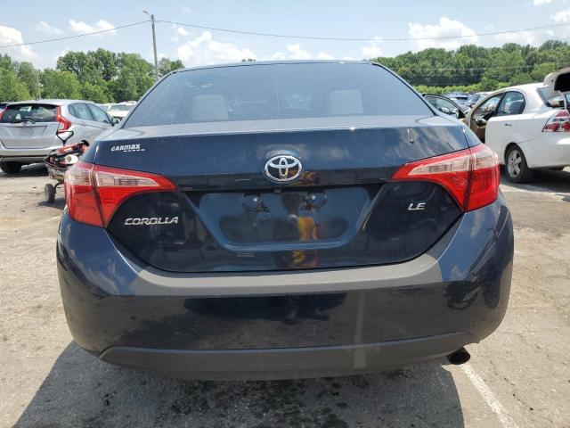 2T1BURHE1KC130329 - 2019 TOYOTA COROLLA L BLUE photo 6