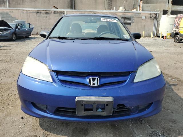 1HGES16385L023797 - 2005 HONDA CIVIC DX VP Mavi foto 5