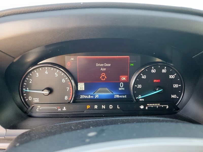 1FMSK7FH6MGC13875 - 2021 FORD EXPLORER LIMITED WHITE photo 9