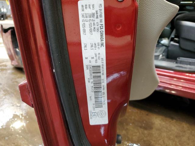 2C4RDGBG5GR241051 - 2016 DODGE GR CARAVAN SE RED photo 12