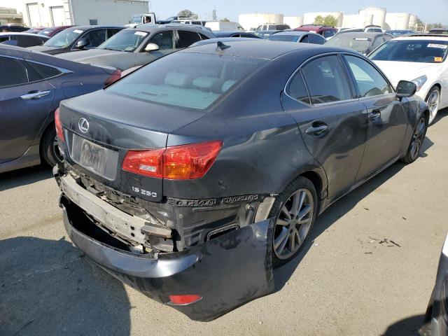 JTHBK262782073226 - 2008 LEXUS IS 250 CHARCOAL photo 3