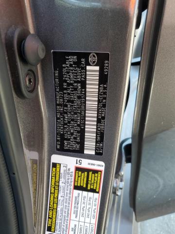 4T1C11AK0RU191744 - 2024 TOYOTA CAMRY LE SILVER photo 13