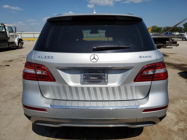 4JGDA5HB1DA157386 - 2013 MERCEDES-BENZ ML 350 4MATIC SILVER photo 6