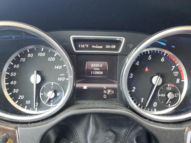 4JGDA5HB1DA157386 - 2013 MERCEDES-BENZ ML 350 4MATIC SILVER photo 9