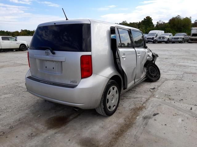 JTLKE50E891086267 - 2009 TOYOTA SCION XB Silber Foto 4