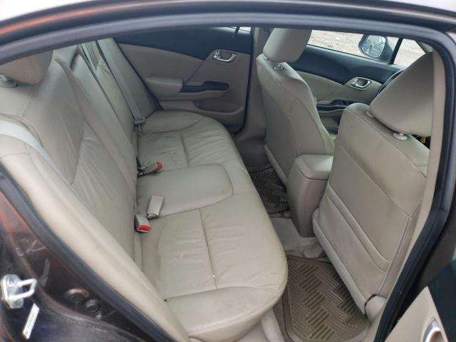 19XFB2F93CE033978 - 2012 HONDA CIVIC EXL ნაცრისფერი ფოტო 10