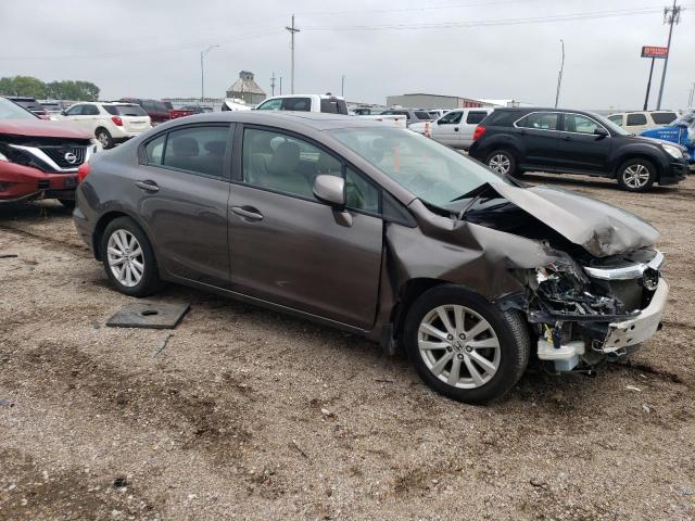 19XFB2F93CE033978 - 2012 HONDA CIVIC EXL ნაცრისფერი ფოტო 4