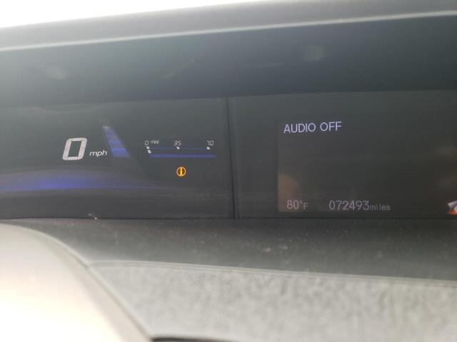 19XFB2F93CE033978 - 2012 HONDA CIVIC EXL ნაცრისფერი ფოტო 9