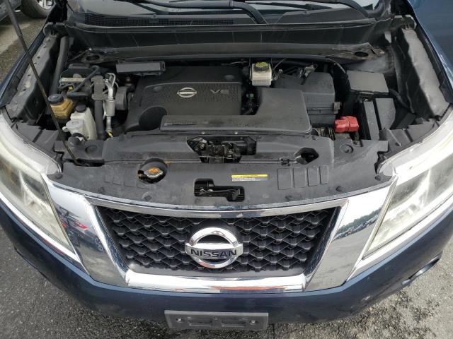 5N1AR2MM6FC682338 - 2015 NISSAN PATHFINDER S BLUE photo 12