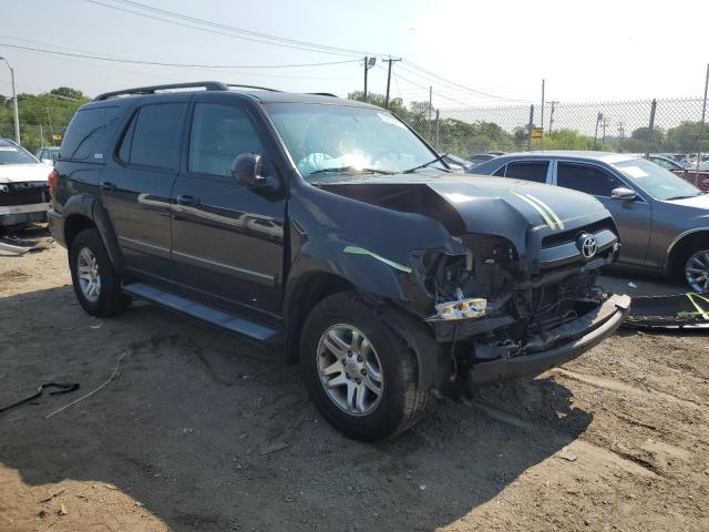 5TDBT44AX7S281645 - 2007 TOYOTA SEQUOIA SR5 BLACK photo 4