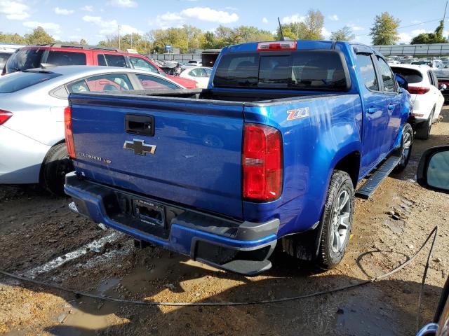 1GCGTDEN4K1122715 - 2019 CHEVROLET COLORADO Z71 BLUE photo 4