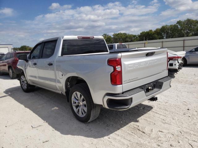 3GCPWBEK6MG337521 - 2021 CHEVROLET SILVERADO C1500 CUSTOM SILVER photo 3