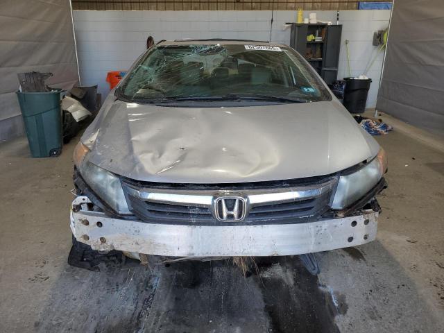 19XFB2F9XCE364654 - 2012 HONDA CIVIC EXL SILVER photo 5