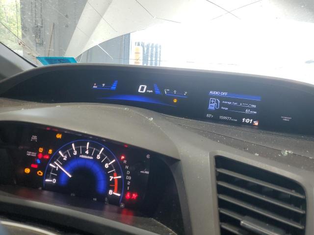 19XFB2F9XCE364654 - 2012 HONDA CIVIC EXL SILVER photo 9