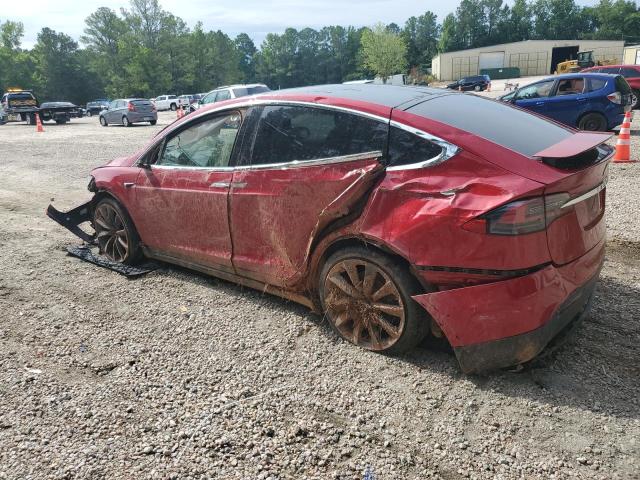 5YJXCAE28LF299927 - 2020 TESLA MODEL X RED photo 2