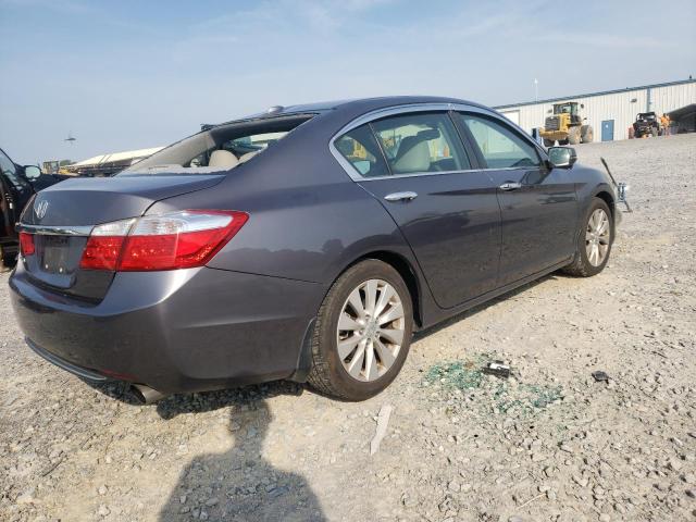 1HGCR2F89EA295467 - 2014 HONDA ACCORD EXL GRAY photo 3