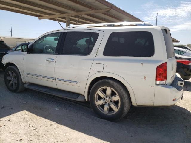 5N1AA0ND3AN605711 - 2010 NISSAN ARMADA SE WHITE photo 2