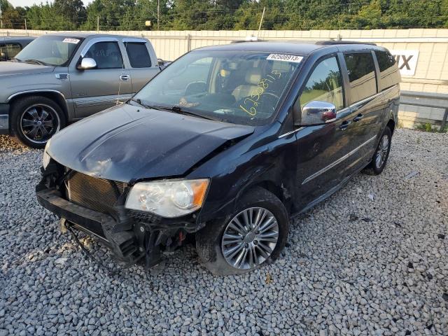 2C4RC1CG2ER338896 - 2014 CHRYSLER TOWN & COU TOURING L GRAY photo 1