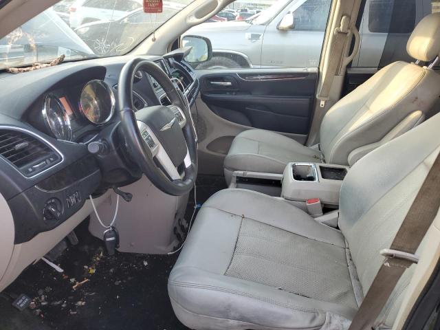 2C4RC1CG2ER338896 - 2014 CHRYSLER TOWN & COU TOURING L GRAY photo 7