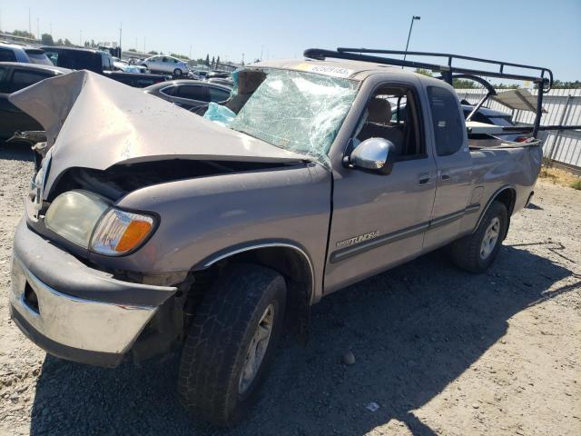 5TBBT44181S176022 - 2001 TOYOTA TUNDRA ACCESS CAB BEIGE photo 1