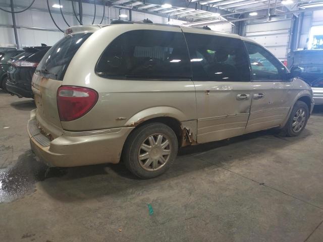 2C8GP64L45R268241 - 2005 CHRYSLER TOWN & COU LIMITED TAN photo 3