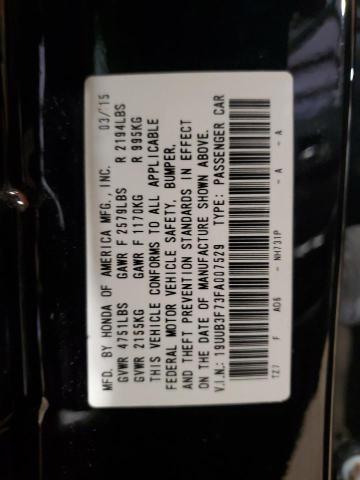 19UUB3F73FA007529 - 2015 ACURA TLX ADVANCE BLACK photo 13