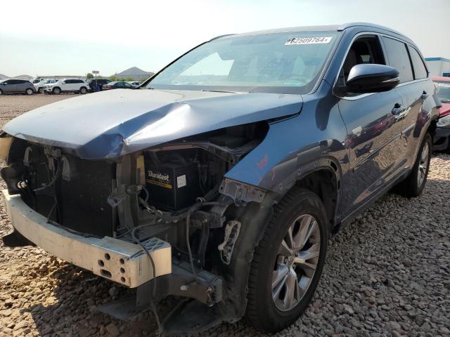 5TDKKRFH4FS051690 - 2015 TOYOTA HIGHLANDER XLE GRAY photo 1