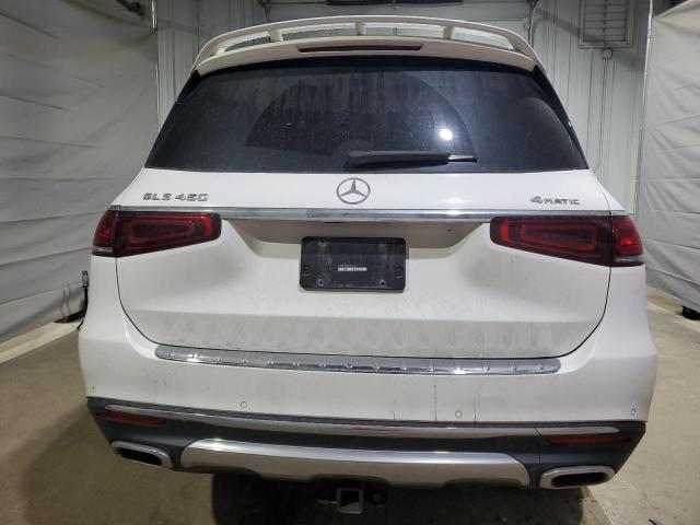 4JGFF5KE4MA559187 - 2021 MERCEDES-BENZ GLS 450 4MATIC WHITE photo 6