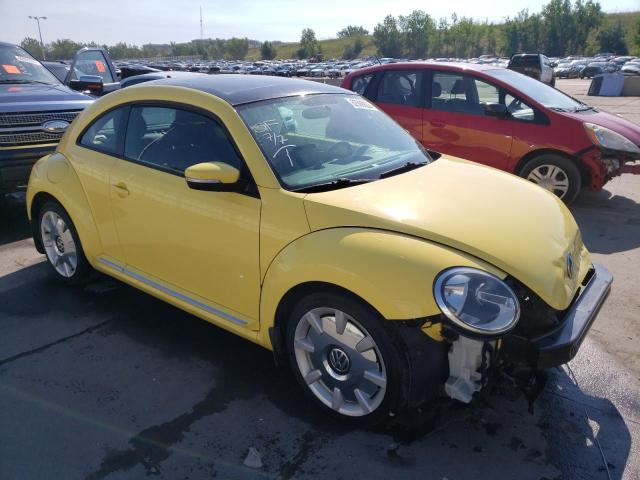 3VWJX7ATXCM651166 - 2012 VOLKSWAGEN BEETLE YELLOW photo 4