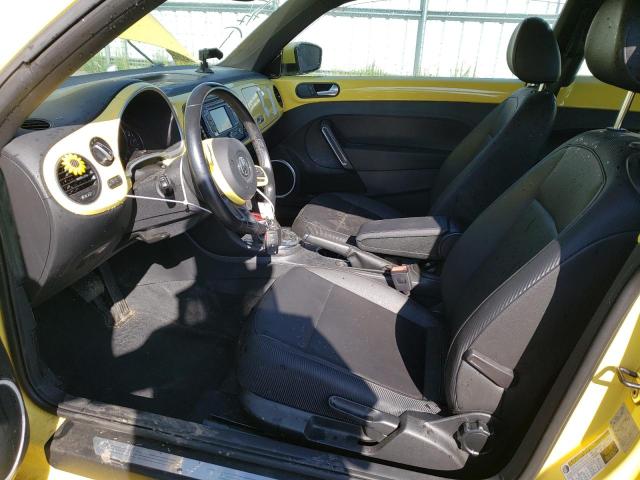 3VWJX7ATXCM651166 - 2012 VOLKSWAGEN BEETLE YELLOW photo 7