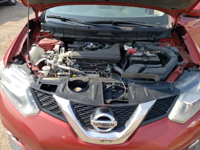 5N1AT2MV7GC812316 - 2016 NISSAN ROGUE S RED photo 12