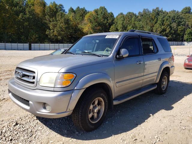 5TDZT38A14S235815 - 2004 TOYOTA SEQUOIA LIMITED SILVER photo 2