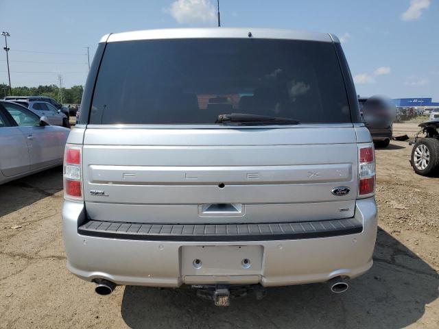 2FMHK6C84KBA31718 - 2019 FORD FLEX SEL SILVER photo 6