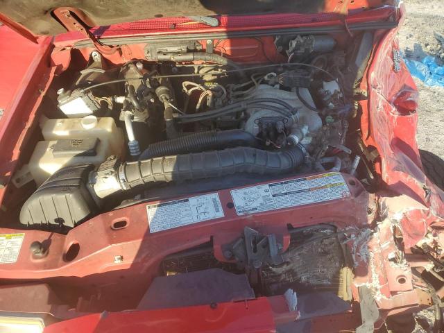 1FTYR14V5YPC11685 - 2000 FORD RANGER SUPER CAB RED photo 11