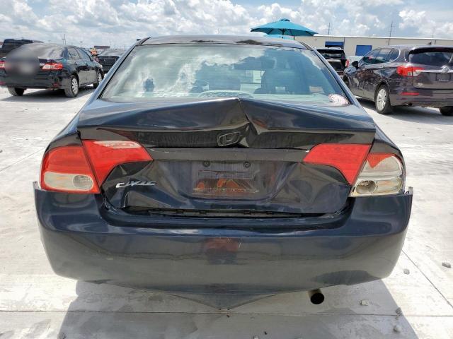 2HGFA16959H345635 - 2009 HONDA CIVIC EXL BLACK photo 6