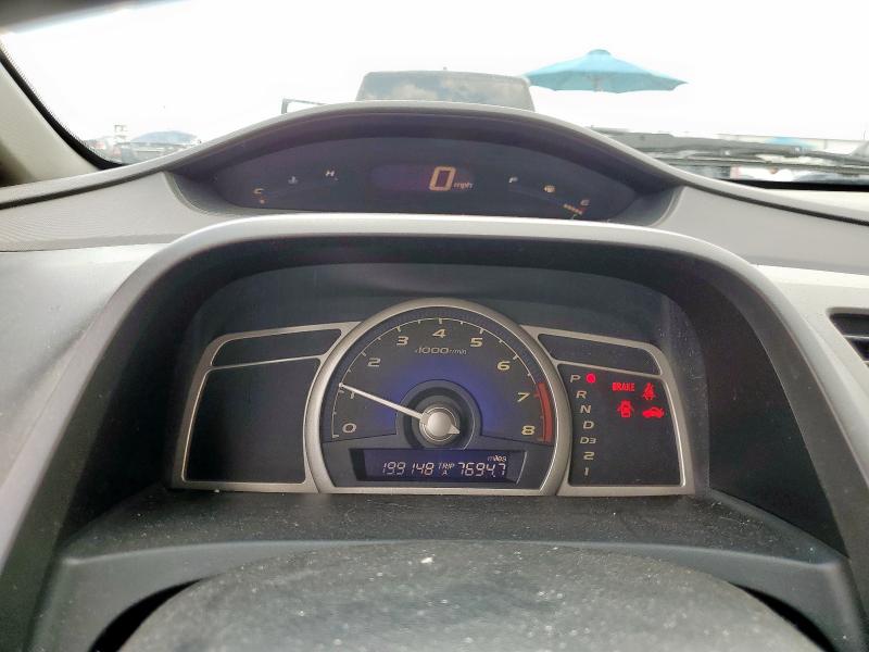 2HGFA16959H345635 - 2009 HONDA CIVIC EXL BLACK photo 9