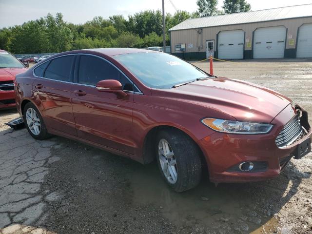 3FA6P0HD2ER267490 - 2014 FORD FUSION SE RED photo 4