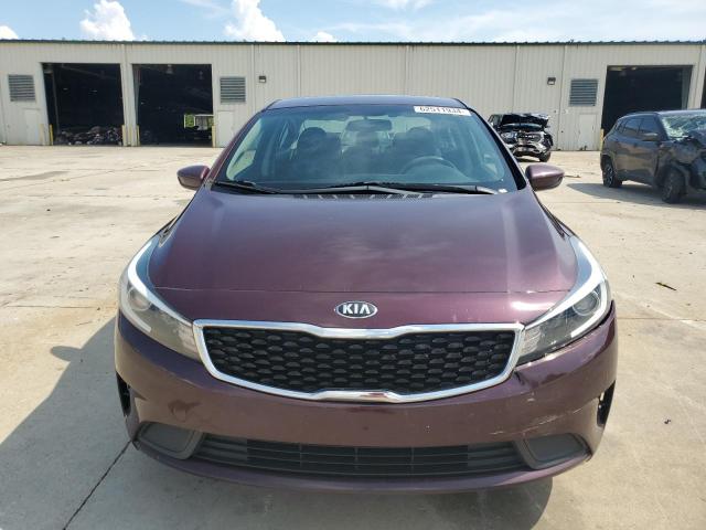 3KPFK4A71JE270337 - 2018 KIA FORTE LX BURGUNDY photo 5