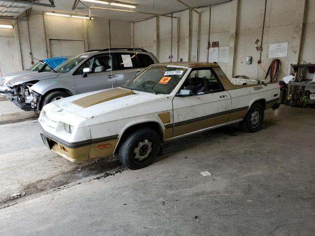 1B7EZ44C9ED359757 - 1984 DODGE RAMPAGE WHITE photo 1