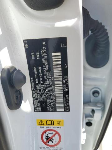 JTJYARBZ7K2150028 - 2019 LEXUS NX 300 BASE თეთრი ფოტო 13