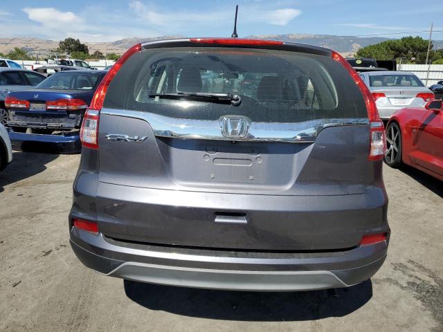 3CZRM3H39FG704787 - 2015 HONDA CR-V LX GRAY photo 6