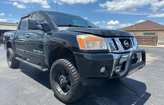 1N6BA0EC0DN314195 - 2013 NISSAN TITAN S BLACK photo 1