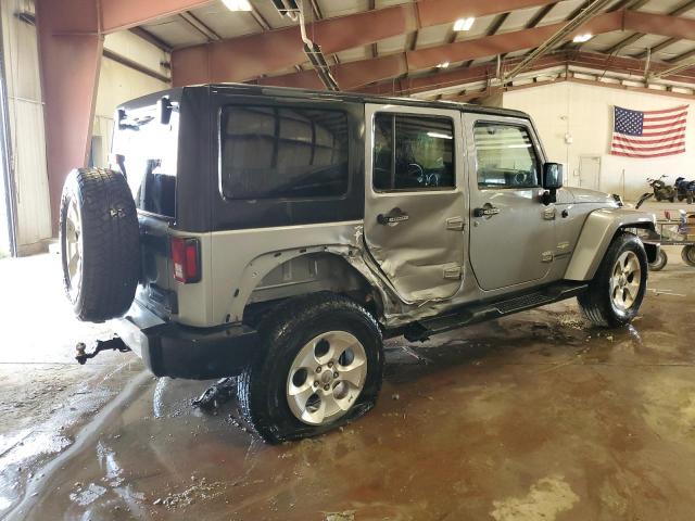 1C4BJWEG3DL644546 - 2013 JEEP WRANGLER U SAHARA SILVER photo 3