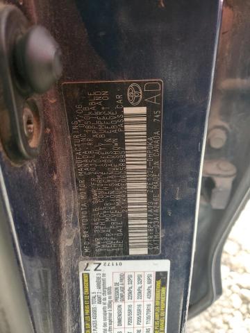 2T1KR32E06C588957 - 2006 TOYOTA COROLLA MA XR BLUE photo 12