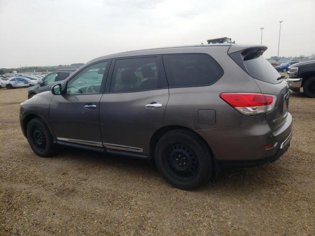 5N1AR2MM4EC689870 - 2014 NISSAN PATHFINDER S GRAY photo 2