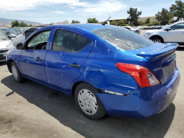 3N1CN7AP1FL815146 - 2015 NISSAN VERSA S BLUE photo 2