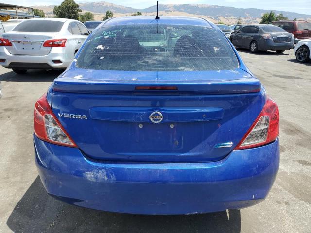 3N1CN7AP1FL815146 - 2015 NISSAN VERSA S BLUE photo 6