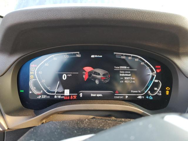 5UXTS1C05L9D00255 - 2020 BMW X3 XDRIVE30E BLUE photo 9